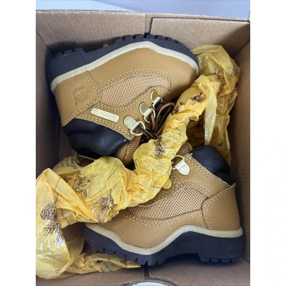 Timberland Toddler Field Boots 34857Scuff Proof Size 4.5 M NIB